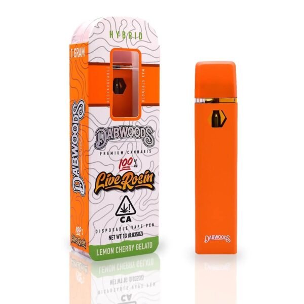 Dabwoods Live Rosin Lemon Cherry Gelato Disposable Pen